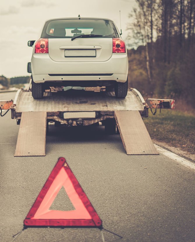 Emergency breakdown towing assistance
